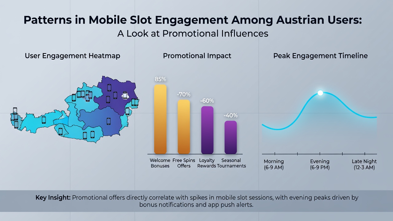 Data visualization of promotional influences on Austrian mobile slot users